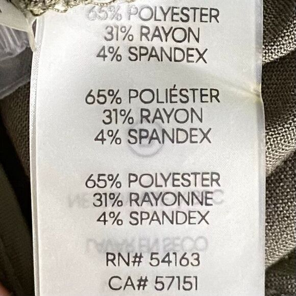 Calvin Klein Taupe Belted Straight Leg Slim Trouser Office Pants NWT Size 16W - Picture 5 of 7